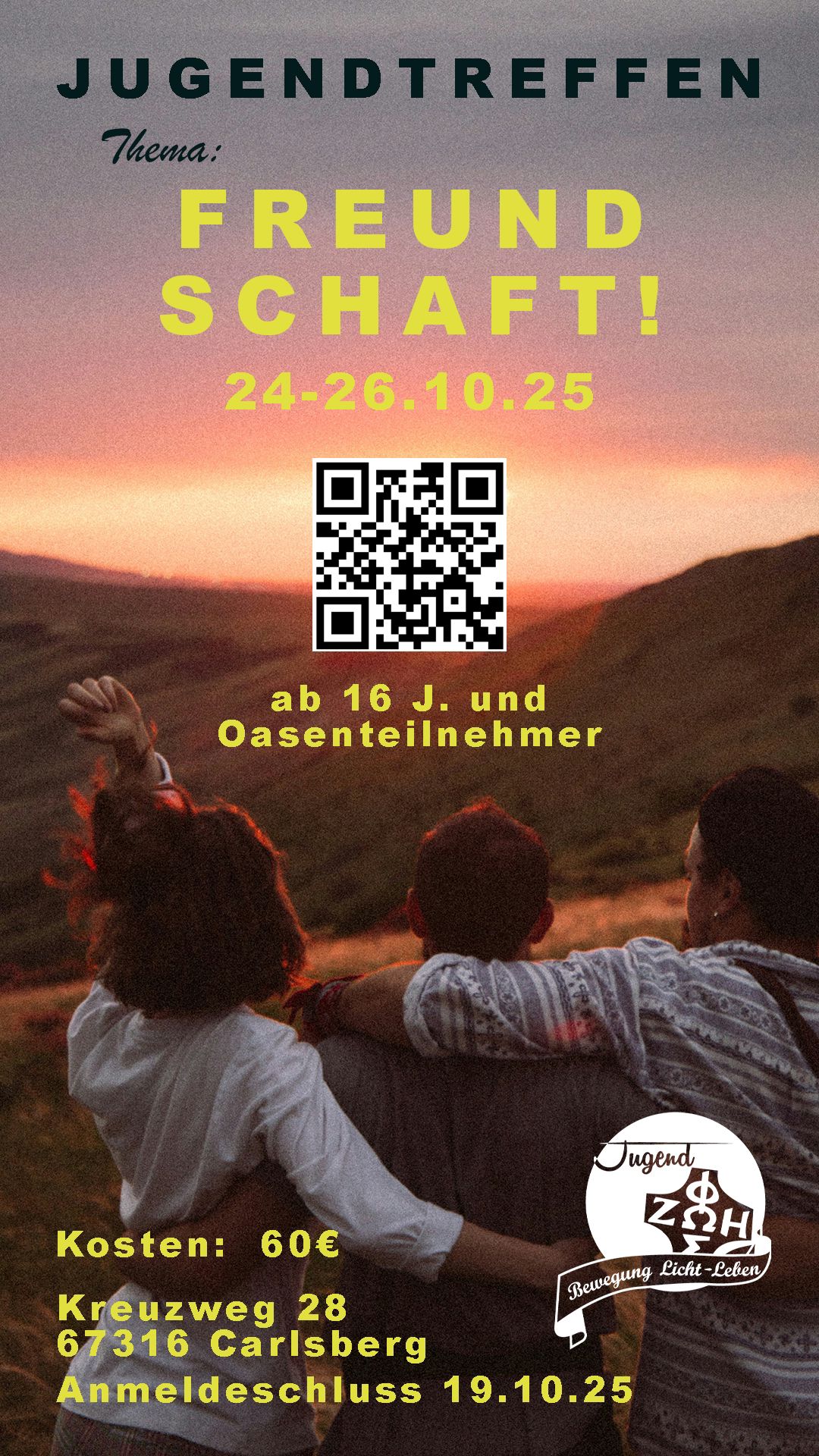 Jugendtreffen in Carlsberg 24-26.10.2025